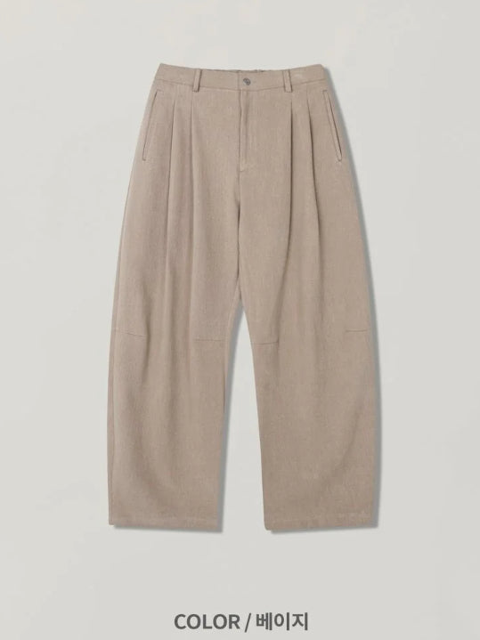 【Metanoia】韓製🇰🇷 卡其彎刀落地褲 - 10