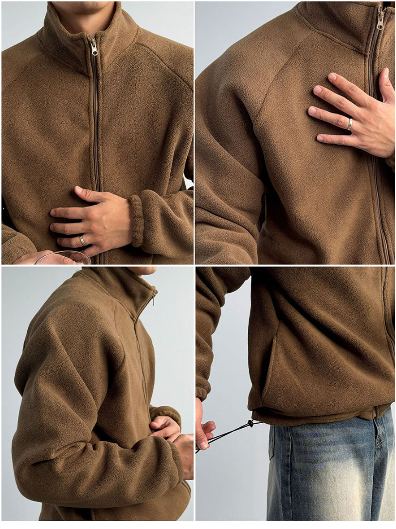 【Metanoia】韓國設計 刷毛夾克外套 - 7