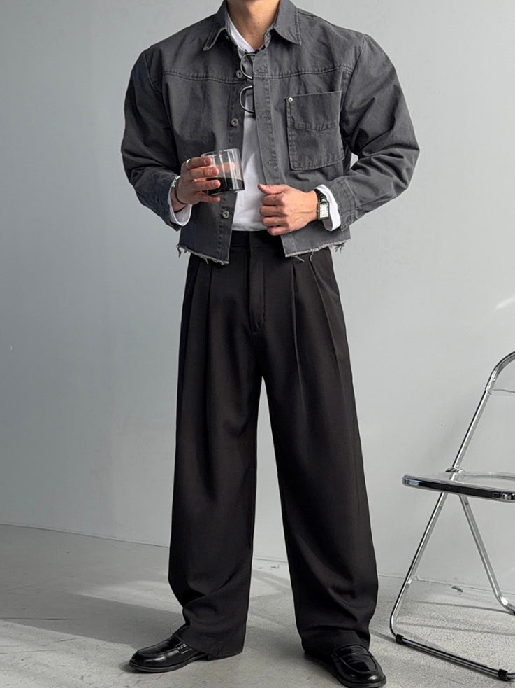 【Metanoia】🇰🇷韓製 短版夾克外套 - 3