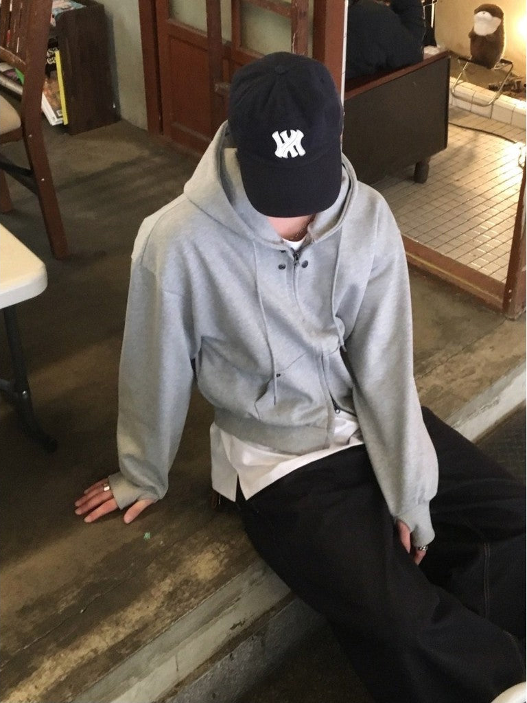 【Metanoia】🇰🇷韓製 鉚釘保暖短版連帽拉鏈外套 - 8