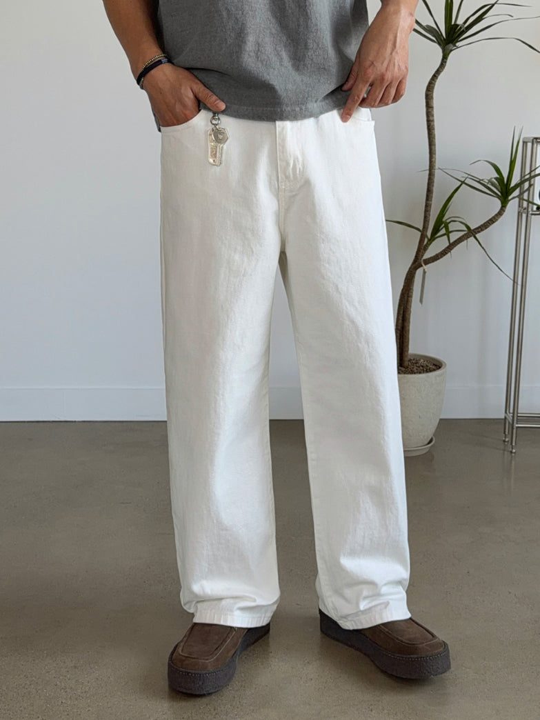 【Metanoia】韓國設計 卡其落地褲 - 1