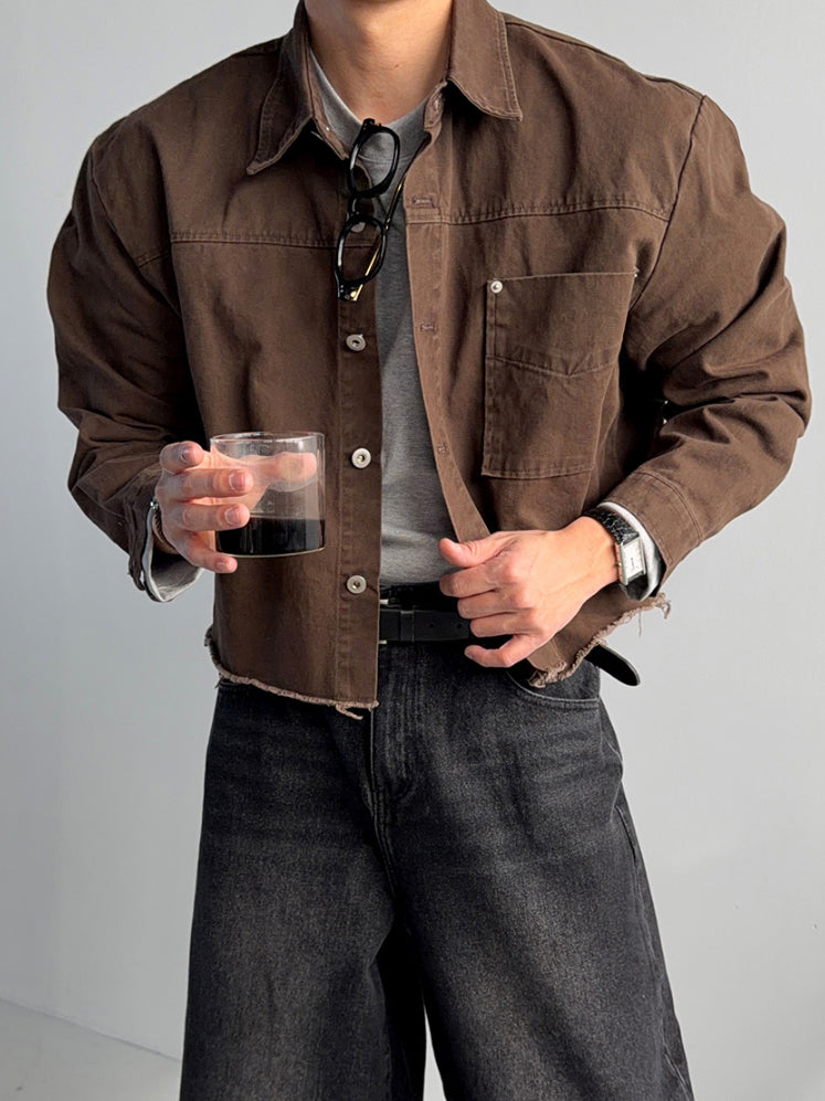 【Metanoia】🇰🇷韓製 短版夾克外套 - 1