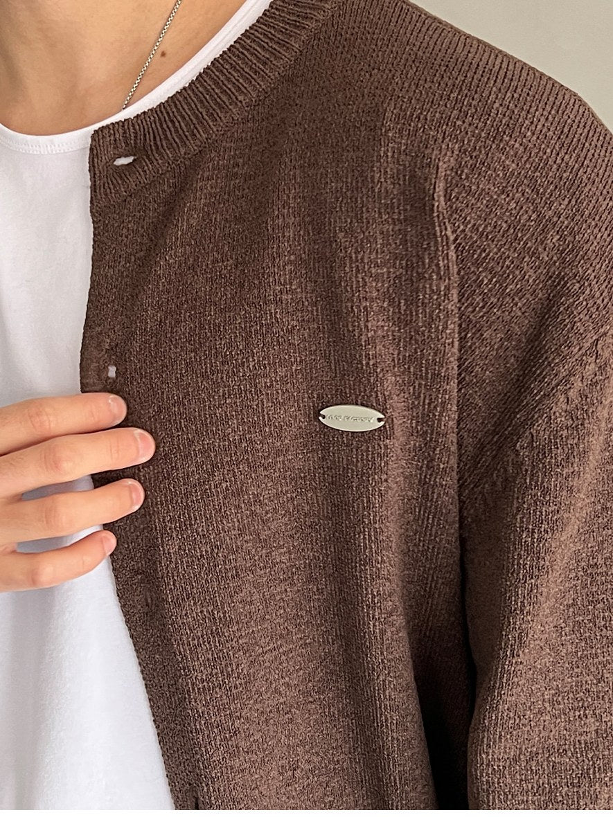 【Metanoia】韓國設計 短版開衫針織外套 - 1