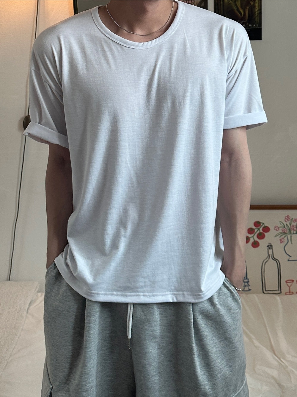 【Metanoia】🇰🇷韓製 U型短袖T恤 - 1