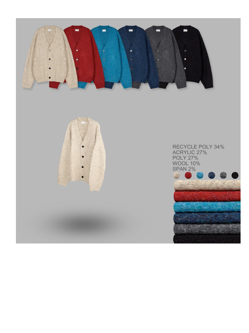 【Metanoia】🇰🇷韓製 v型開衫針織外套 - 6