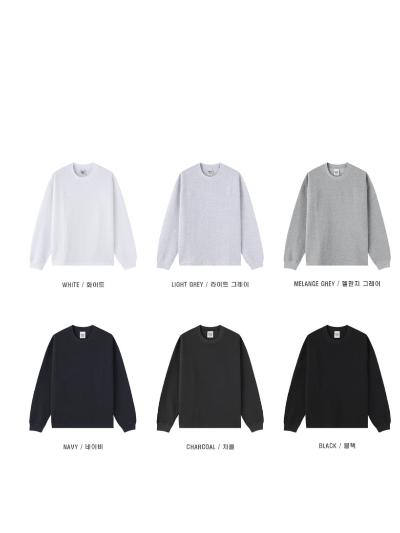 【Metanoia】🇰🇷韓製 重磅華夫格拼接長袖T恤 6色 M-XL - 12