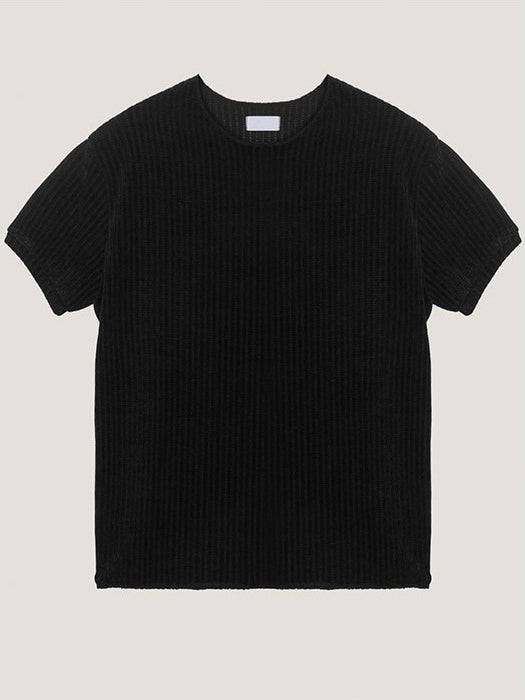 【Metanoia】🇰🇷韓製 絲絨寬領短袖上衣 - 8