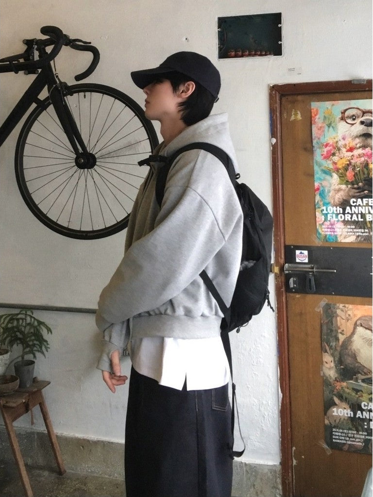 【Metanoia】🇰🇷韓製 鉚釘保暖短版連帽拉鏈外套 - 3