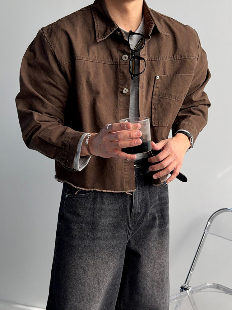 【Metanoia】🇰🇷韓製 短版夾克外套 - 7