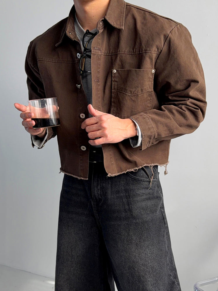 【Metanoia】🇰🇷韓製 短版夾克外套 - 6