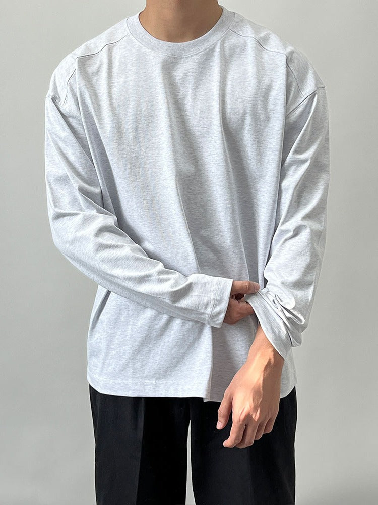 【Metanoia】🇰🇷韓製 涼感肩線長袖上衣T恤 - 1