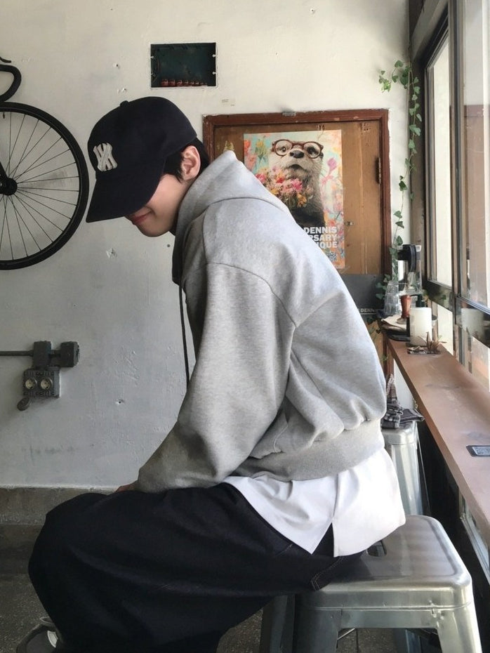 【Metanoia】🇰🇷韓製 鉚釘保暖短版連帽拉鏈外套 - 4