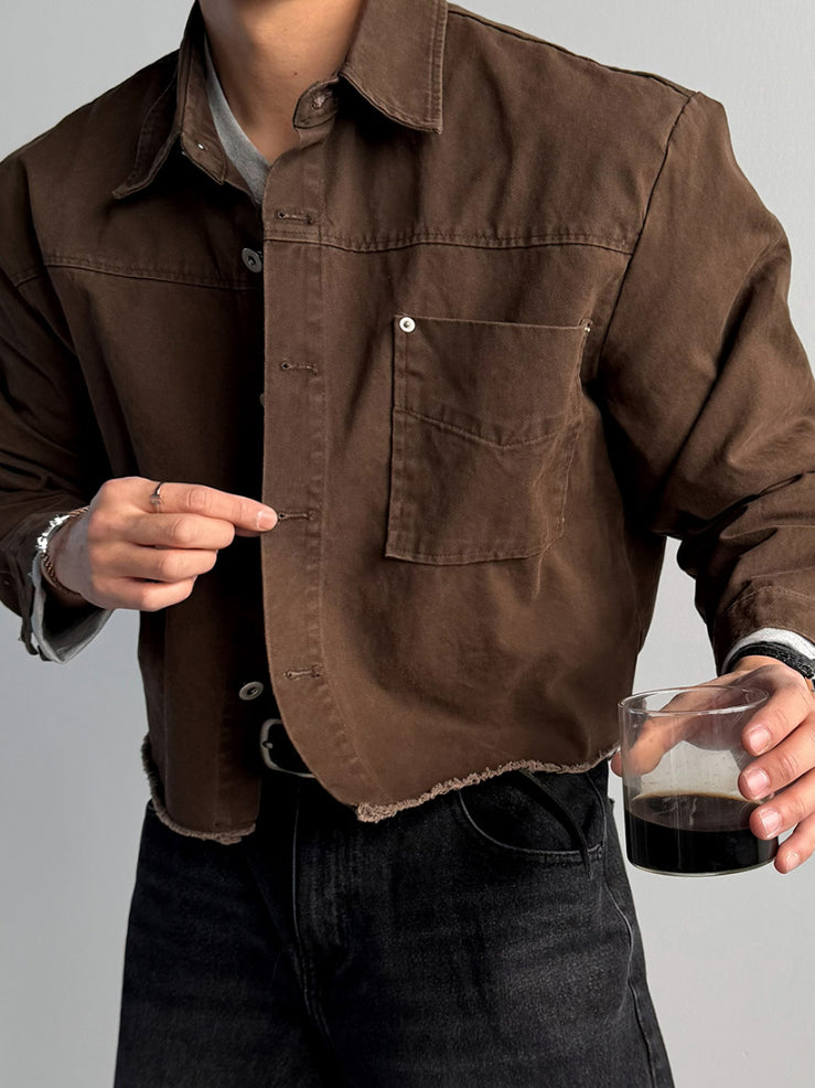 【Metanoia】🇰🇷韓製 短版夾克外套 - 5