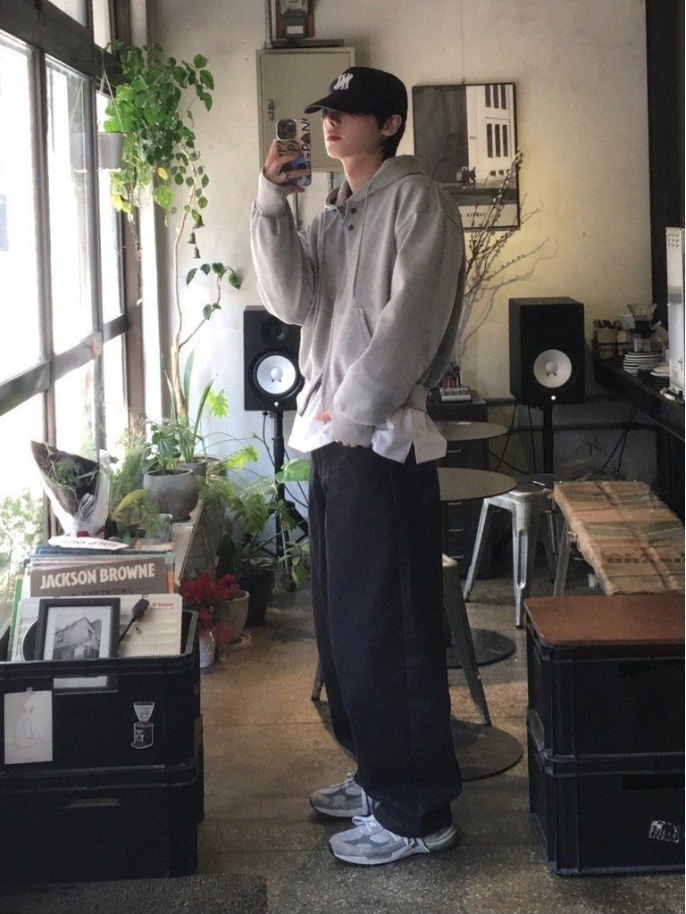 【Metanoia】🇰🇷韓製 鉚釘保暖短版連帽拉鏈外套 - 6