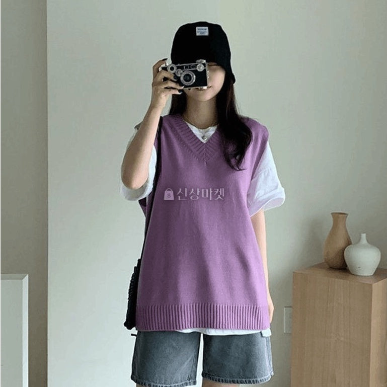 【Metanoia】🇰🇷韓製 11色針織V背心