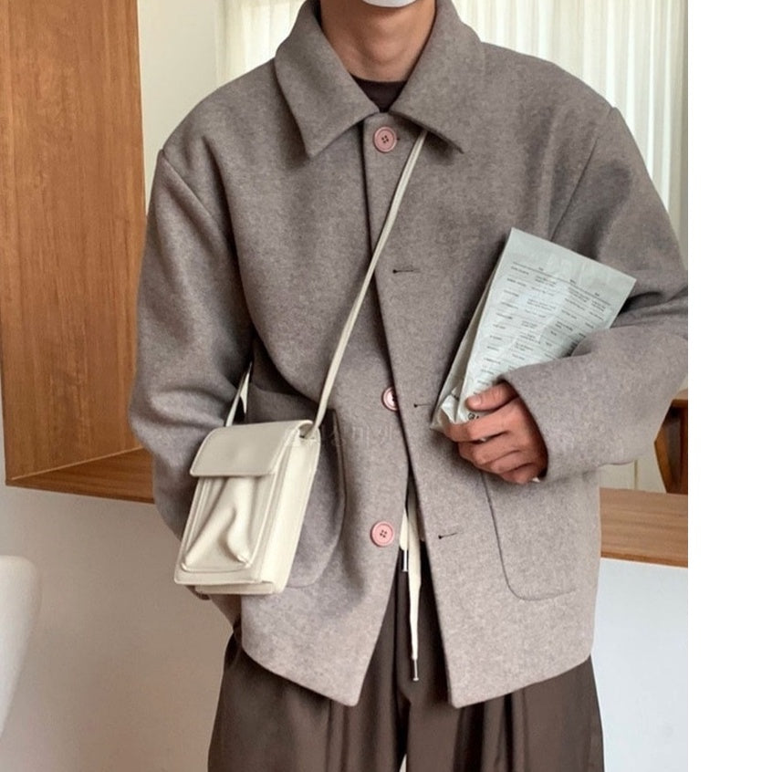 【Metanoia】🇰🇷韓製 羊毛短款夾克