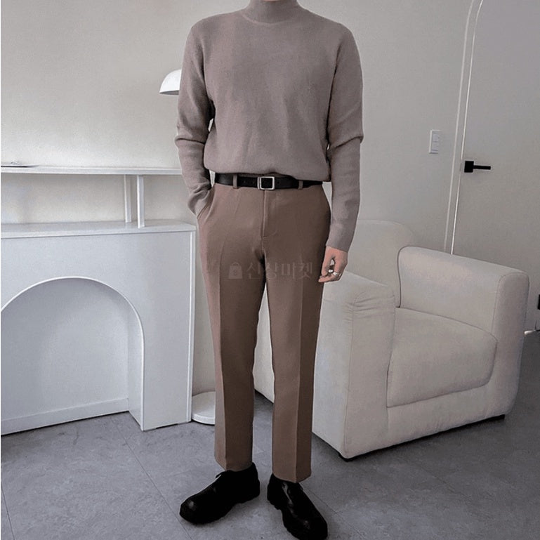 【Metanoia】韓國設計 針織打底高領長袖上衣