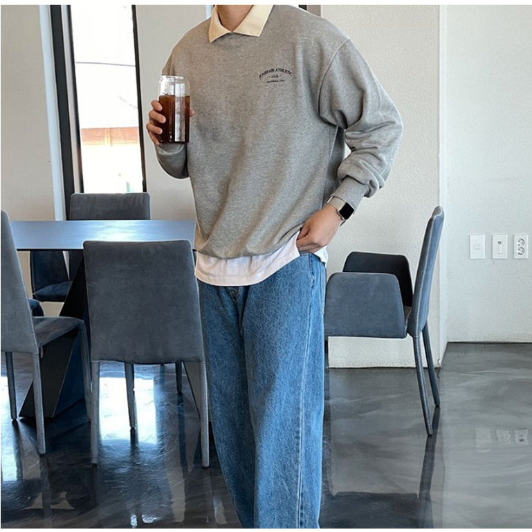 【Metanoia】🇰🇷韓製 翻領大學T