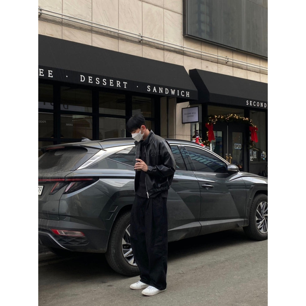 【Metanoia】🇰🇷韓製 翻領夾克皮外套