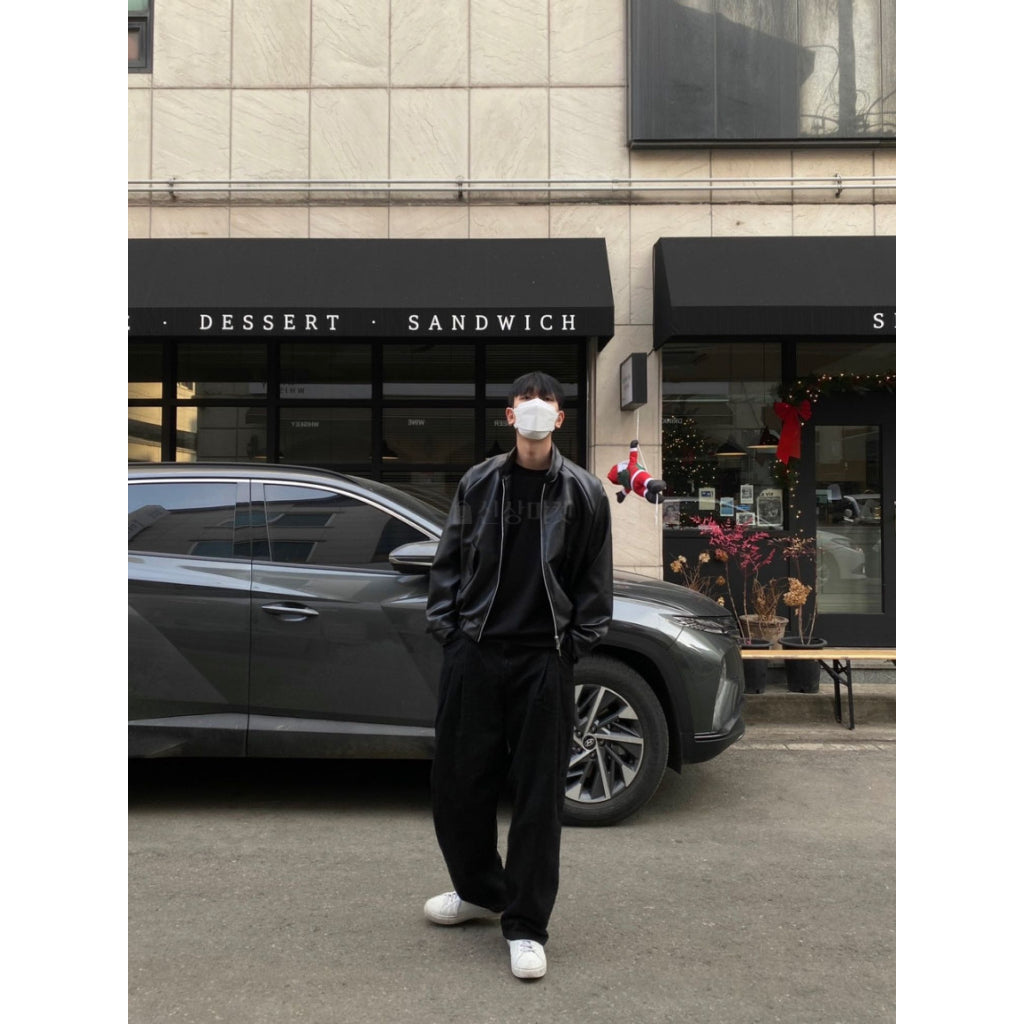 【Metanoia】🇰🇷韓製 翻領夾克皮外套