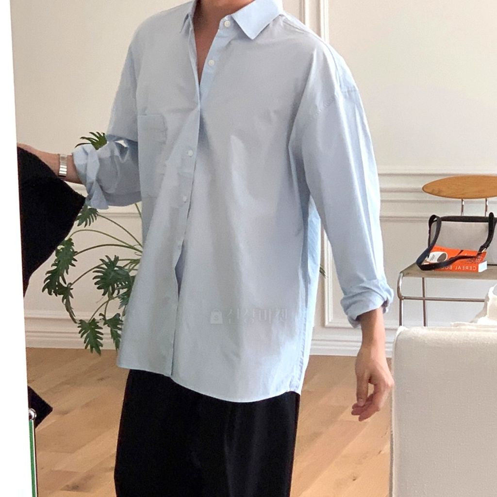 【Metanoia】🇰🇷韓製 寬鬆長袖襯衫