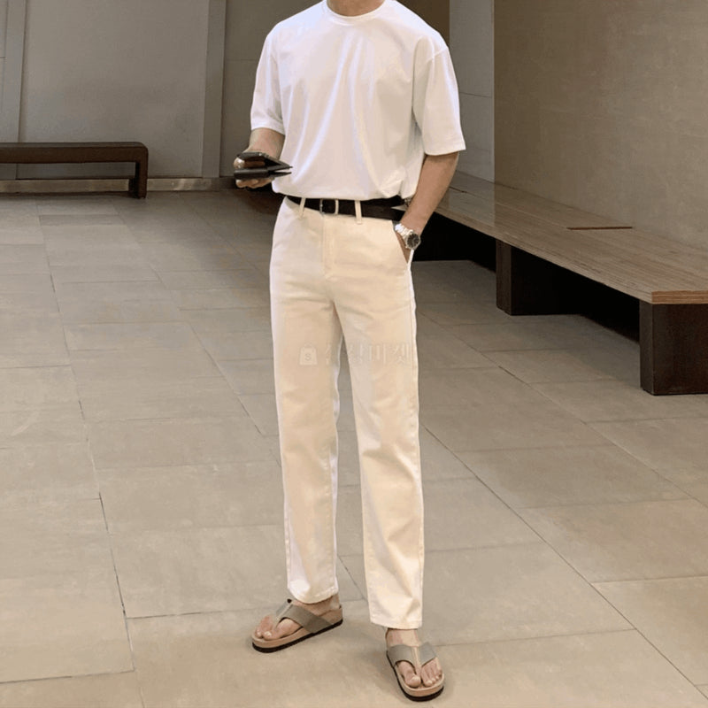 【Metanoia】🇰🇷韓製 直筒卡其褲