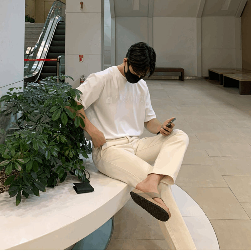 【Metanoia】🇰🇷韓製 直筒卡其褲