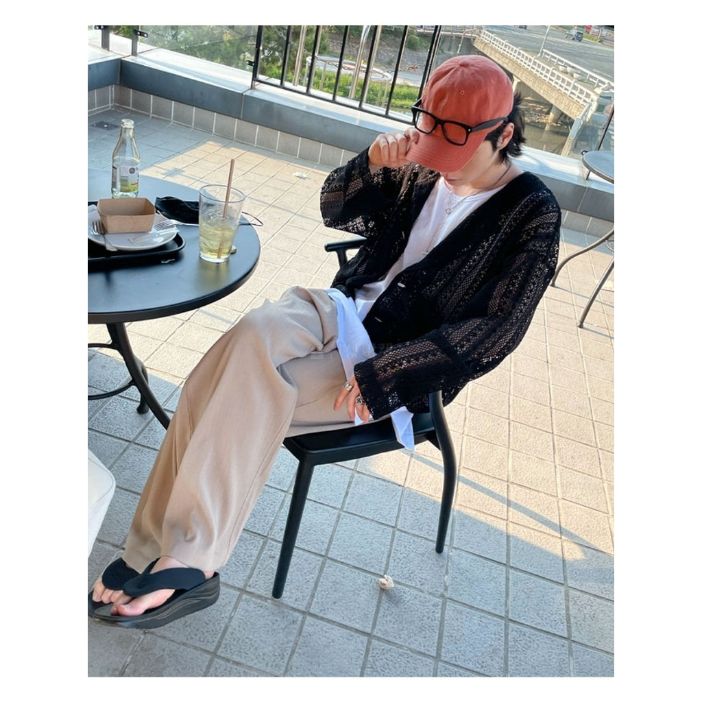 【Metanoia】🇰🇷韓製 鏤空透氣麻花外套