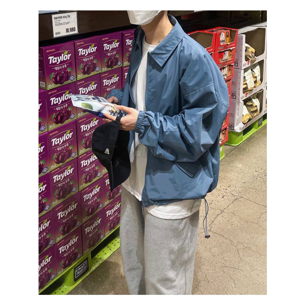 【Metanoia】韓國設計 翻領防風夾克外套