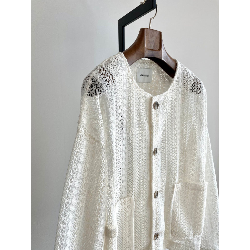 【Metanoia】🇰🇷韓製 鏤空透氣麻花外套