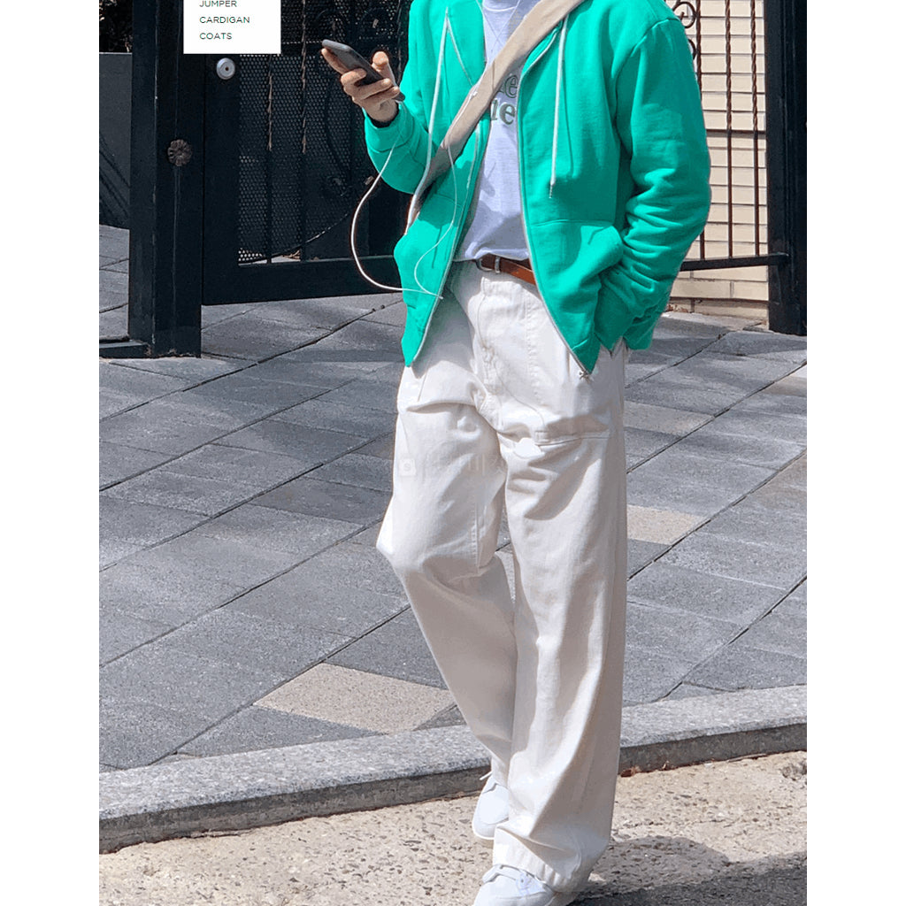 【Metanoia】🇰🇷韓製  落地卡其褲