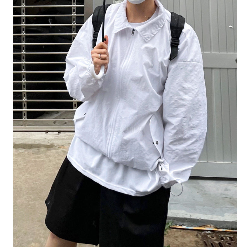 【Metanoia】韓國設計 翻領防風夾克外套