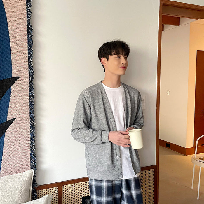 【Metanoia】🇰🇷韓製 素色v領針織開衫外套