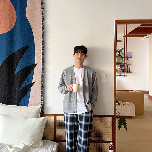 【Metanoia】🇰🇷韓製 素色v領針織開衫外套