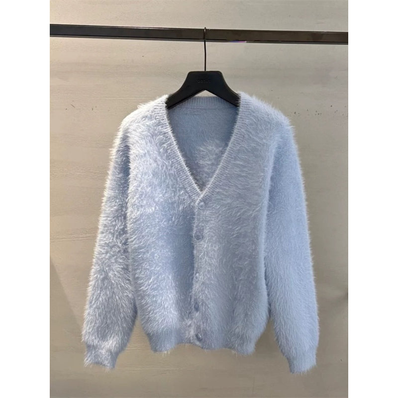 【Metanoia】🇰🇷韓製 馬海毛開衫外套