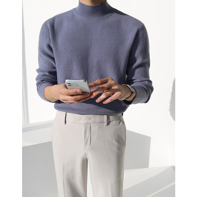 【Metanoia】韓國設計 針織打底高領長袖上衣