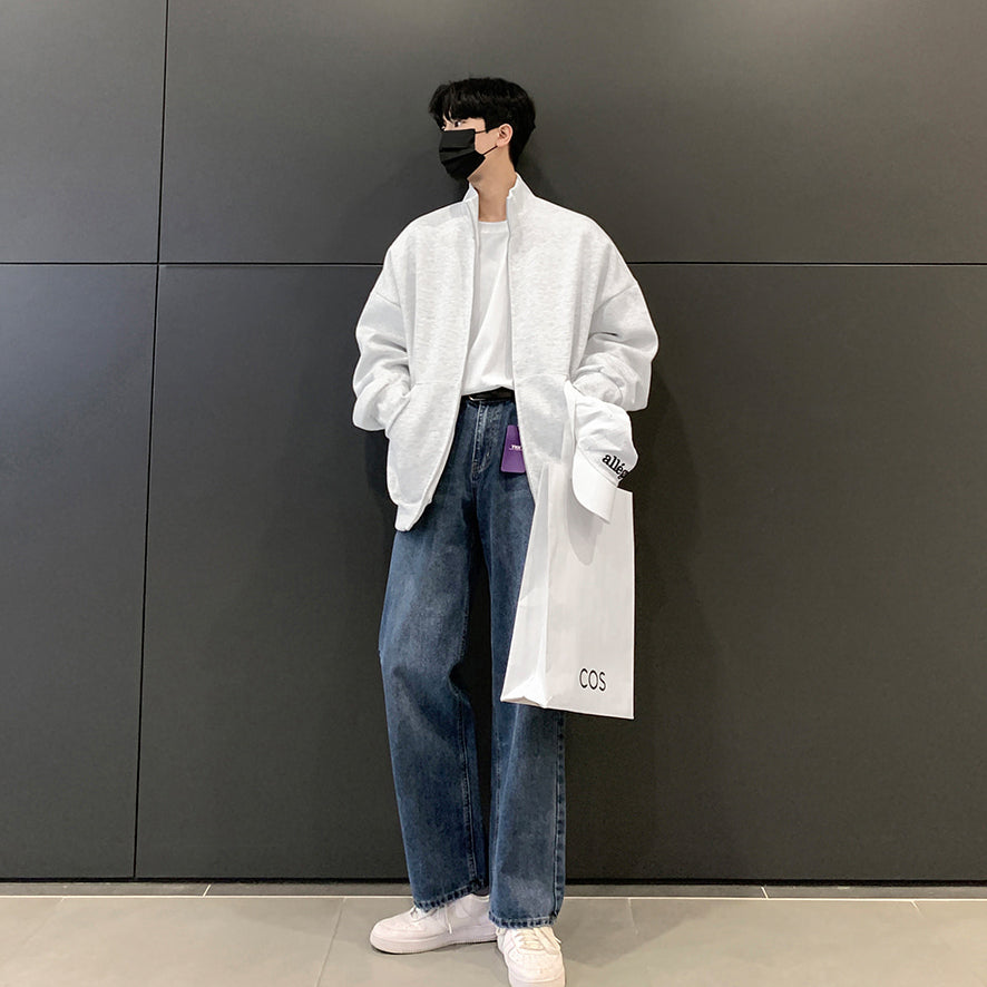 【Metanoia】🇰🇷韓製 高領雙拉鍊棉外套