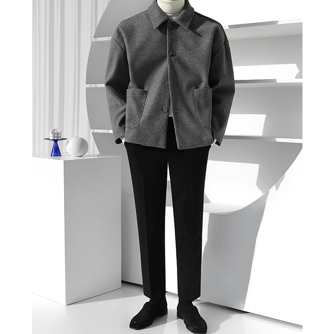 【Metanoia】🇰🇷韓製 羊毛短款夾克