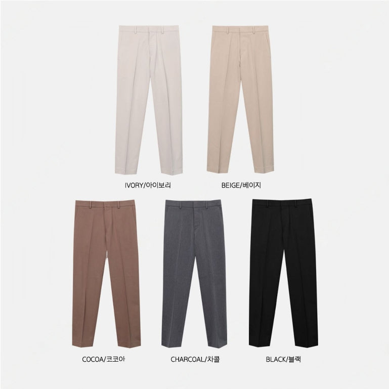 【Metanoia】韓國🇰🇷 防皺基本款西裝褲 (九分&落地款)