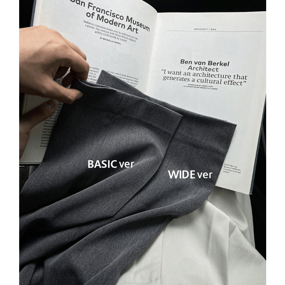【Metanoia】韓國🇰🇷 防皺基本款西裝褲 (九分&落地款)