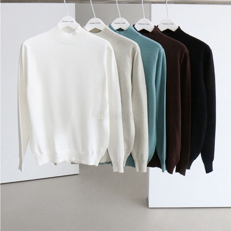 【Metanoia】韓國設計 半高領打底上衣